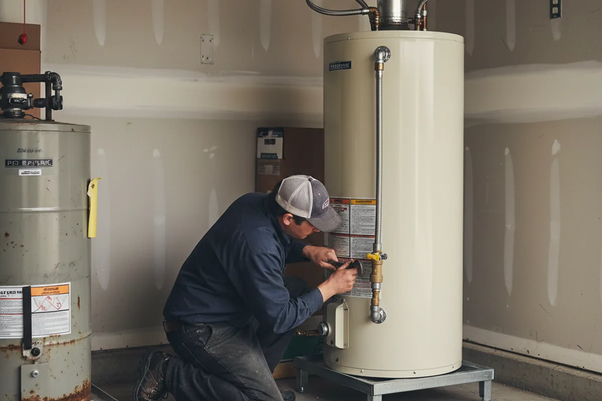 Water heater and shutoff valve replacement in Niceville